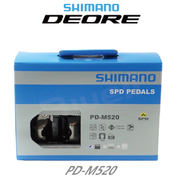 시마노 PD-M520 MTB 산악자전거 페달 -블랙