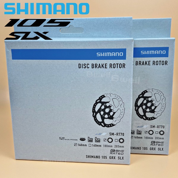 시마노 SM-RT70 / 105 &amp; SLX 공용 센터락 디스크 브레이크 로터